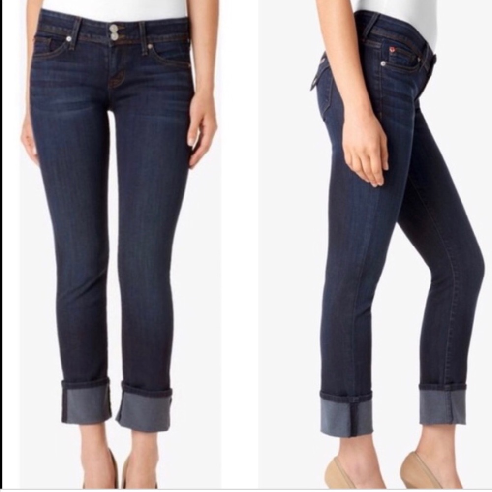 Hudson Jeans Ginny Crop Straight w/cuff